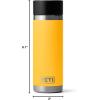imageYeti Rambler 18 Oz Hotshot Bottle Tropical PinkAlpine Yellow