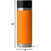 imageYeti Rambler 18 Oz Hotshot Bottle Tropical PinkKing Crab
