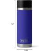 imageYeti Rambler 18 Oz Hotshot Bottle Tropical PinkOffshore Blue