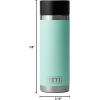 imageYeti Rambler 18 Oz Hotshot Bottle Tropical PinkSeafoam