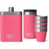 imageYETI 7 oz Flask with Color Matching Set of Shot Glasses Tropical Pink