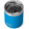 imageYETI Rambler 10 oz Stackable Lowball 20 Vacuum Insulated Stainless Steel with MagSlider Lid SeafoamBig Wave Blue