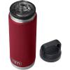 imageYETI Rambler 26 oz Bottle Vacuum Insulated Leakproof Stainless Steel with Chug CapHarvest Red
