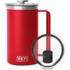 imageYETI Rambler 34 oz French Press with MagSlider Pitcher Lid Set Rescue Red