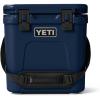 imageYETI Roadie 24 20 Hard Cooler with DoubleDuty Shoulder Strap and Drain PlugNavy