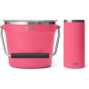 imageYETI Beverage Serving Set Wine Chiller and Beverage Bucket Tropical Pink