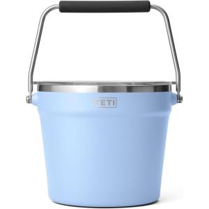 imageYETI BeverageIce Bucket Holds 6 Longnecks or 3 Bottles of WineBig Sky Blue