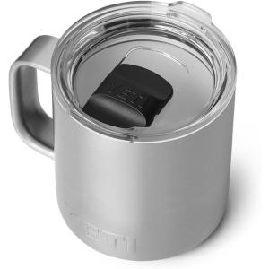 imageYETI Rambler 10 oz Ceramic Lined Stackable Mug Vacuum Insulated Stainless Steel with MagSlider Lid Tropical PinkStainless