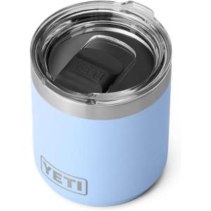imageYETI Rambler 10 oz Stackable Lowball 20 Vacuum Insulated Stainless Steel with MagSlider Lid SeafoamBig Sky Blue