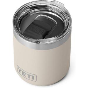 imageYETI Rambler 10 oz Stackable Lowball 20 Vacuum Insulated Stainless Steel with MagSlider Lid SeafoamCape Taupe