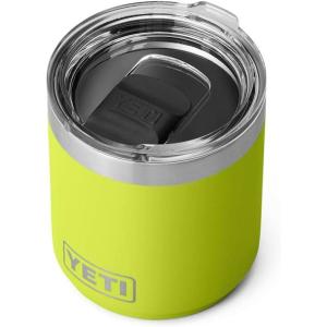 imageYETI Rambler 10 oz Stackable Lowball 20 Vacuum Insulated Stainless Steel with MagSlider Lid SeafoamChartreuse
