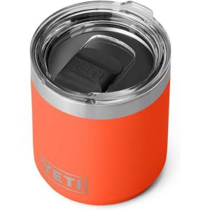 imageYETI Rambler 10 oz Stackable Lowball 20 Vacuum Insulated Stainless Steel with MagSlider Lid SeafoamPapaya