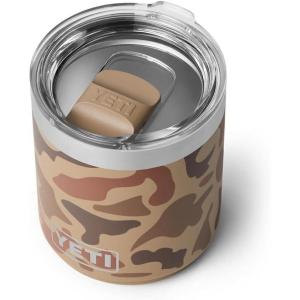 imageYETI Rambler 10 oz Stackable Lowball 20 Vacuum Insulated Stainless Steel with MagSlider Lid SeafoamWetlands Camo