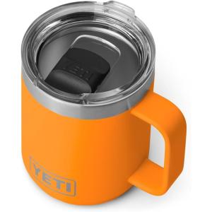 imageYETI Rambler 10 oz Stackable Mug Vacuum Insulated Stainless Steel with MagSlider Lid WhiteKing Crab
