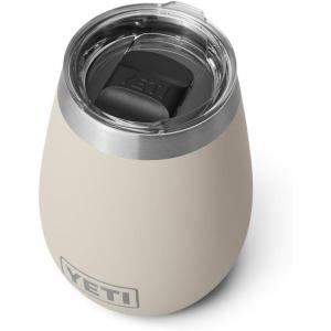 imageYETI Rambler 10 oz Wine Tumbler Vacuum Insulated Stainless Steel with MagSlider Lid NavyCape Taupe