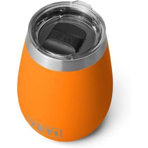 imageYETI Rambler 10 oz Wine Tumbler Vacuum Insulated Stainless Steel with MagSlider Lid NavyKing Crab