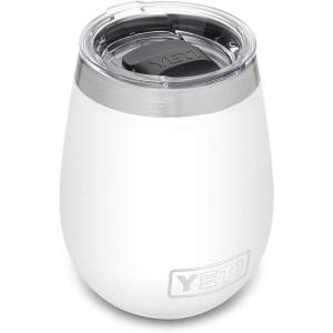 imageYETI Rambler 10 oz Wine Tumbler Vacuum Insulated Stainless Steel with MagSlider Lid NavyWhite