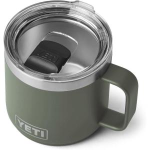imageYETI Rambler 14 oz Stackable Mug Vacuum Insulated Stainless Steel with MagSlider LidCamp Green