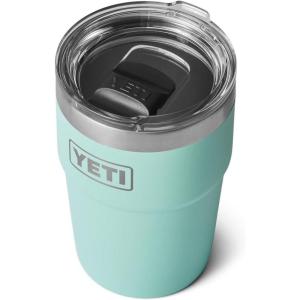 imageYETI Rambler 16 oz Stackable Tumbler Vacuum Insulated Stainless Steel with MagSlider LidSeafoam