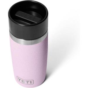 imageYETI Rambler 16 oz Travel Bottle Stainless Steel Vacuum Insulated with Leakproof Commuter Cap NavyCherry Blossom  Textured
