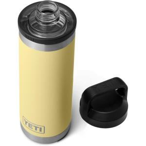 imageYETI Rambler 18 oz Bottle Vacuum Insulated Stainless Steel with Chug Cap WhiteDaybreak Yellow