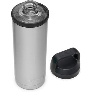 imageYETI Rambler 18 oz Bottle Vacuum Insulated Stainless Steel with Chug Cap WhiteStainless
