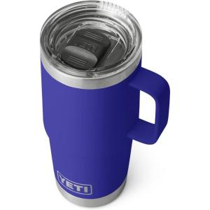imageYETI Rambler 20 oz Travel Mug Stainless Steel Vacuum Insulated with Stronghold LidOffshore Blue