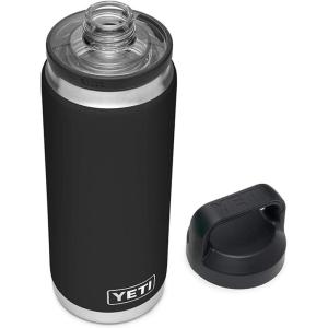 imageYETI Rambler 26 oz Bottle Vacuum Insulated Leakproof Stainless Steel with Chug CapBlack