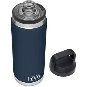 imageYETI Rambler 26 oz Bottle Vacuum Insulated Leakproof Stainless Steel with Chug CapNavy