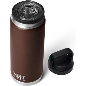imageYETI Rambler 26 oz Bottle Vacuum Insulated Leakproof Stainless Steel with Chug CapWetlands Brown