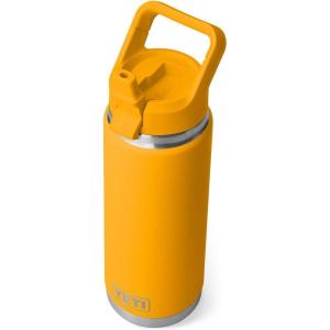 imageYETI Rambler 26 oz Bottle Vacuum Insulated Stainless Steel with Color Matching Straw CapBeekeeper