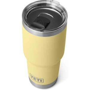 imageYETI Rambler 30 oz Stainless Steel Vacuum Insulated Tumbler wMagSlider Lid SeafoamDaybreak Yellow