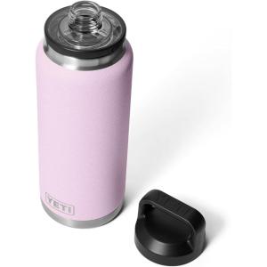 imageYETI Rambler 36 oz Bottle Vacuum Insulated Leakproof Stainless Steel with Chug CapCherry Blossom  Textured