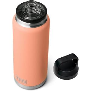 imageYETI Rambler 36 oz Bottle Vacuum Insulated Leakproof Stainless Steel with Chug CapLowcountry Peach