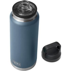 imageYETI Rambler 36 oz Bottle Vacuum Insulated Leakproof Stainless Steel with Chug CapNordic Blue