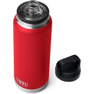 imageYETI Rambler 36 oz Bottle Vacuum Insulated Leakproof Stainless Steel with Chug CapRescue Red