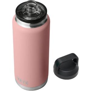 imageYETI Rambler 36 oz Bottle Vacuum Insulated Leakproof Stainless Steel with Chug CapSandstone Pink