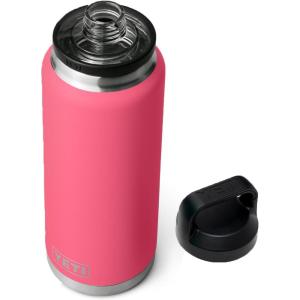 imageYETI Rambler 36 oz Bottle Vacuum Insulated Leakproof Stainless Steel with Chug CapTropical Pink
