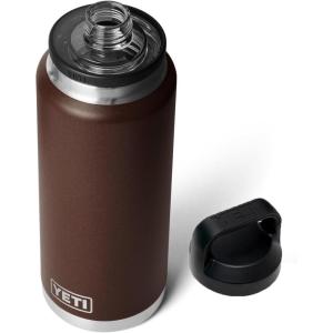 imageYETI Rambler 36 oz Bottle Vacuum Insulated Leakproof Stainless Steel with Chug CapWetlands Brown