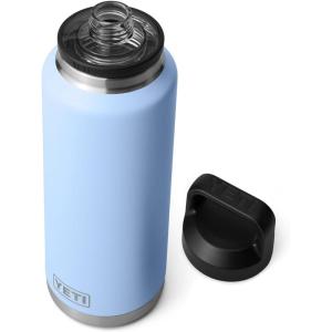 imageYETI Rambler 46 oz Bottle Vacuum Insulated Leakproof Stainless Steel with Chug CapBig Sky Blue