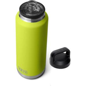 imageYETI Rambler 46 oz Bottle Vacuum Insulated Leakproof Stainless Steel with Chug CapChartreuse