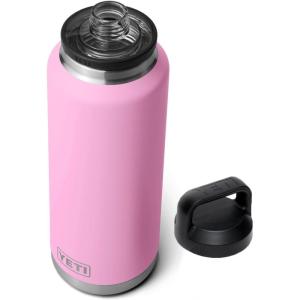 imageYETI Rambler 46 oz Bottle Vacuum Insulated Leakproof Stainless Steel with Chug CapPower Pink