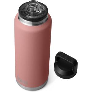 imageYETI Rambler 46 oz Bottle Vacuum Insulated Leakproof Stainless Steel with Chug CapSandstone Pink