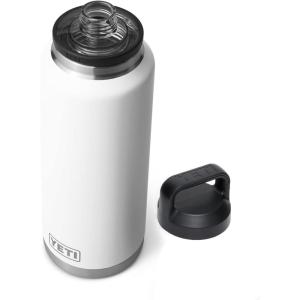 imageYETI Rambler 46 oz Bottle Vacuum Insulated Leakproof Stainless Steel with Chug CapWhite