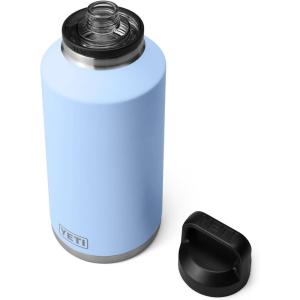 imageYETI Rambler 64 oz Bottle Vacuum Insulated Stainless Steel with Chug Cap NavyBig Sky Blue