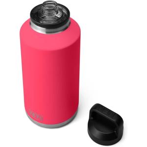 imageYETI Rambler 64 oz Bottle Vacuum Insulated Stainless Steel with Chug Cap NavyBimini Pink