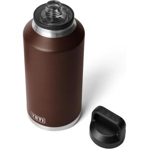 imageYETI Rambler 64 oz Bottle Vacuum Insulated Stainless Steel with Chug Cap NavyWetlands Brown