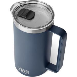 imageYETI Rambler 64 oz Pitcher Vacuum Insulated Stainless Steel with MagSlider Lid Tropical PinkNavy