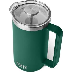 imageYETI Rambler French Press Coffee Maker with GroundsControl FilterBlack Forest Green