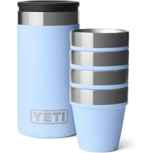 imageYETI Shot Glasses with Carrying Case Set of 4Big Sky Blue